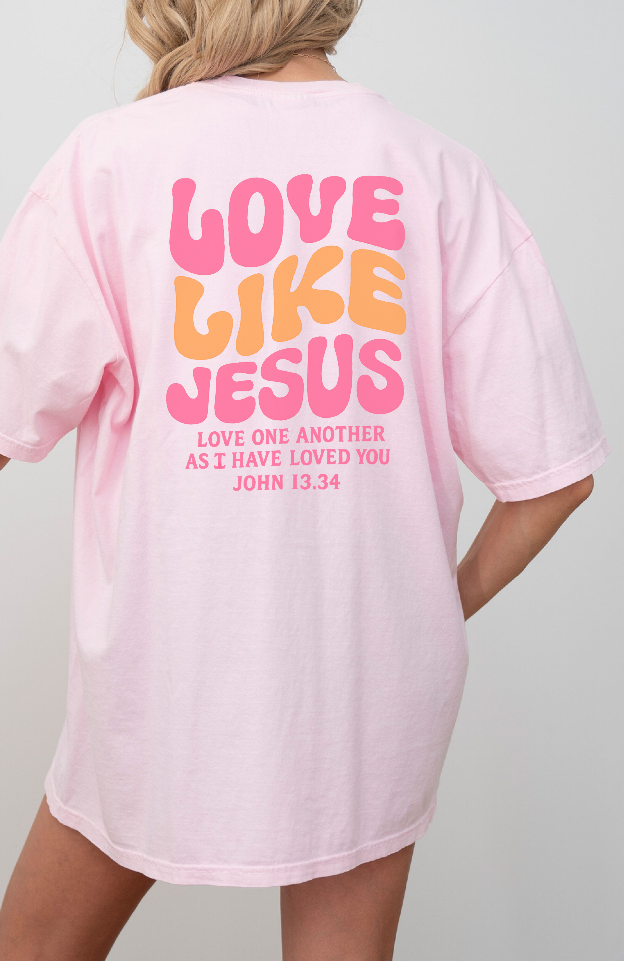 Love Like Jesus T-Shirt — Christian Faith Graphic Tee (John 13:34)