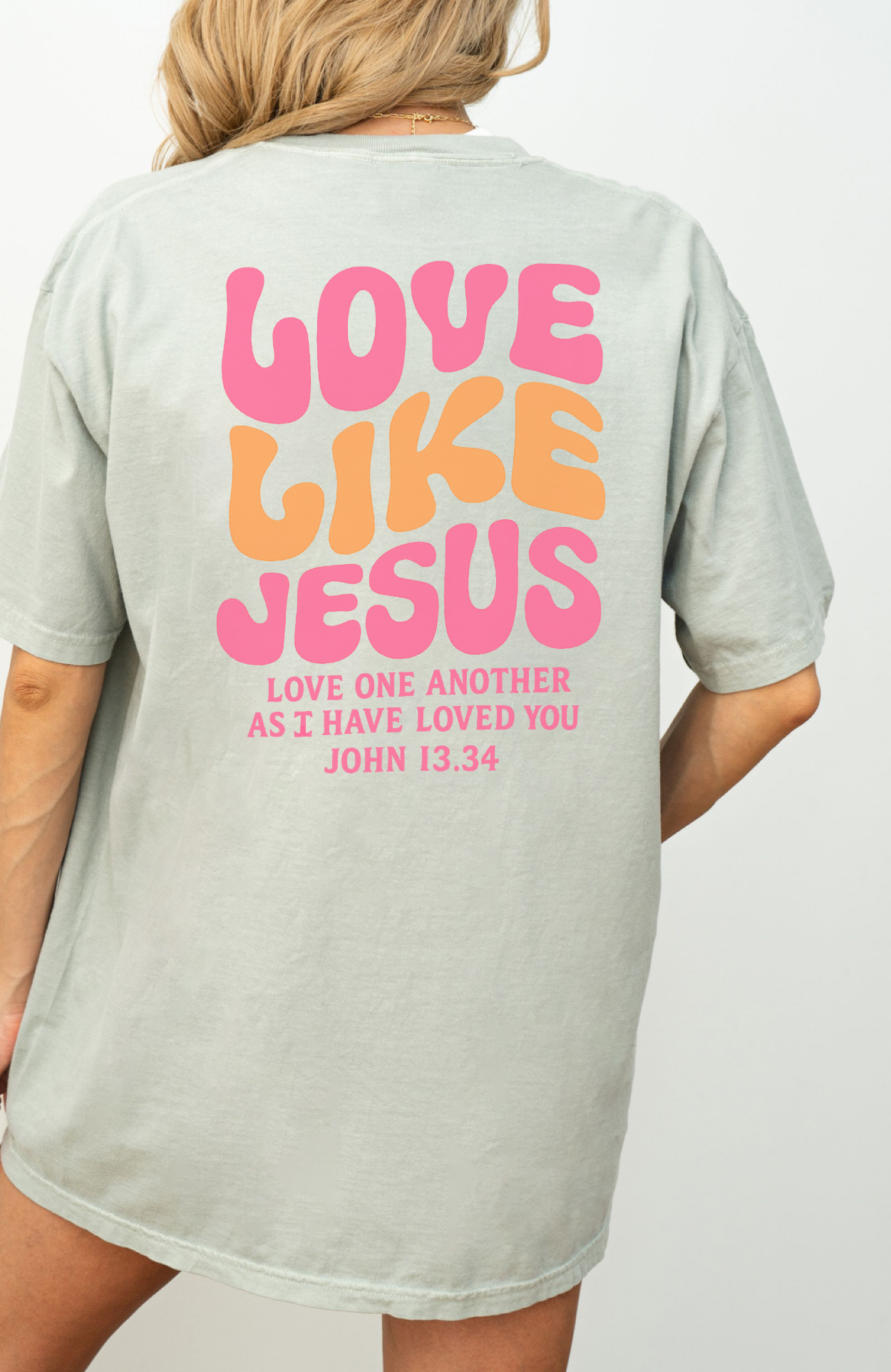 Love Like Jesus T-Shirt — Christian Faith Graphic Tee (John 13:34)