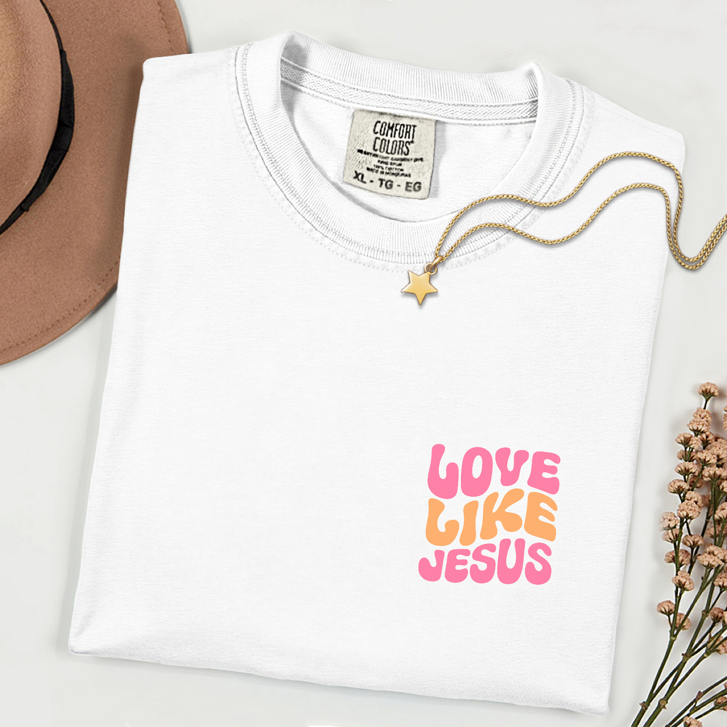 Love Like Jesus T-Shirt — Christian Faith Graphic Tee (John 13:34)