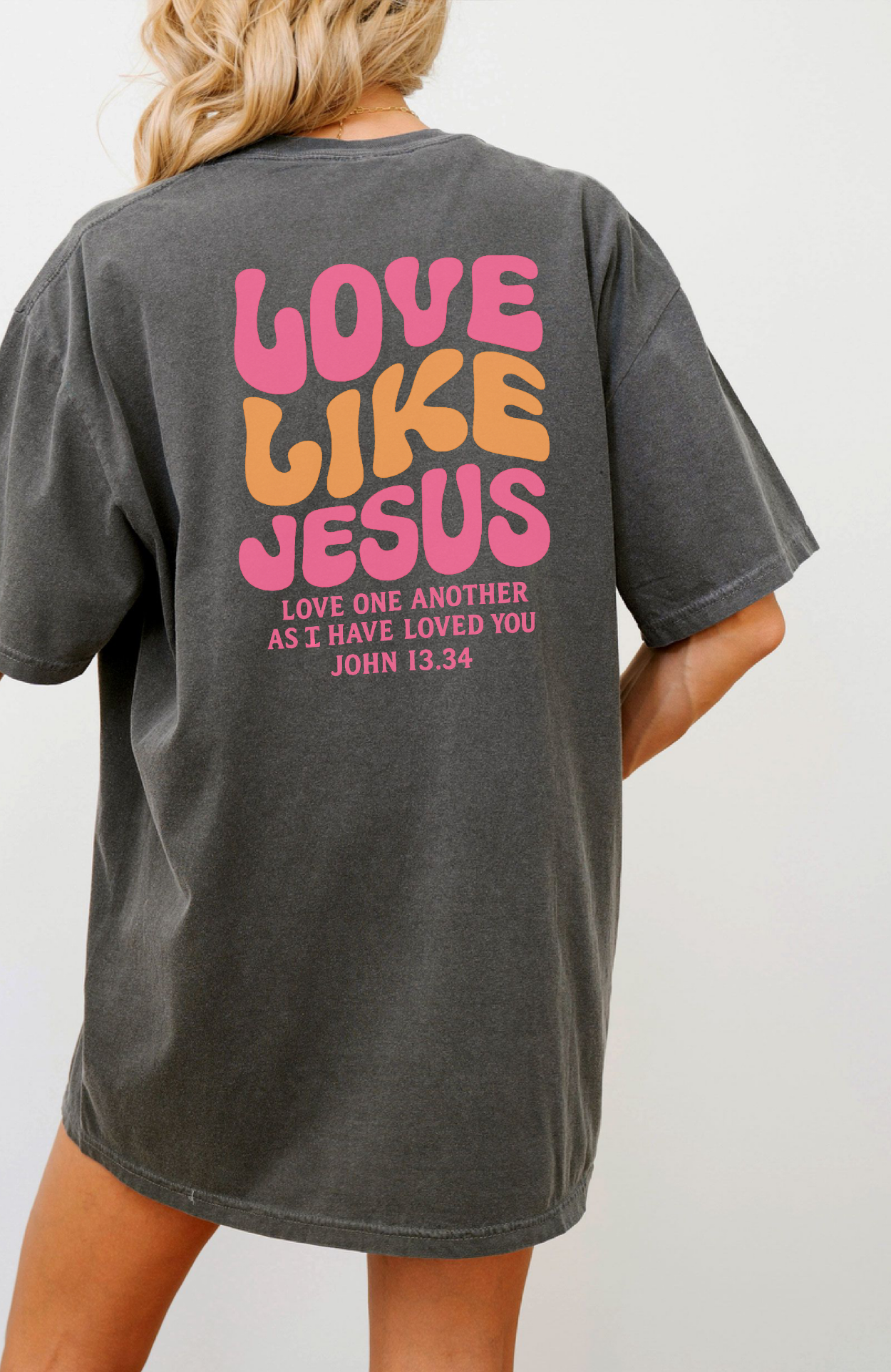 Love Like Jesus T-Shirt — Christian Faith Graphic Tee (John 13:34)