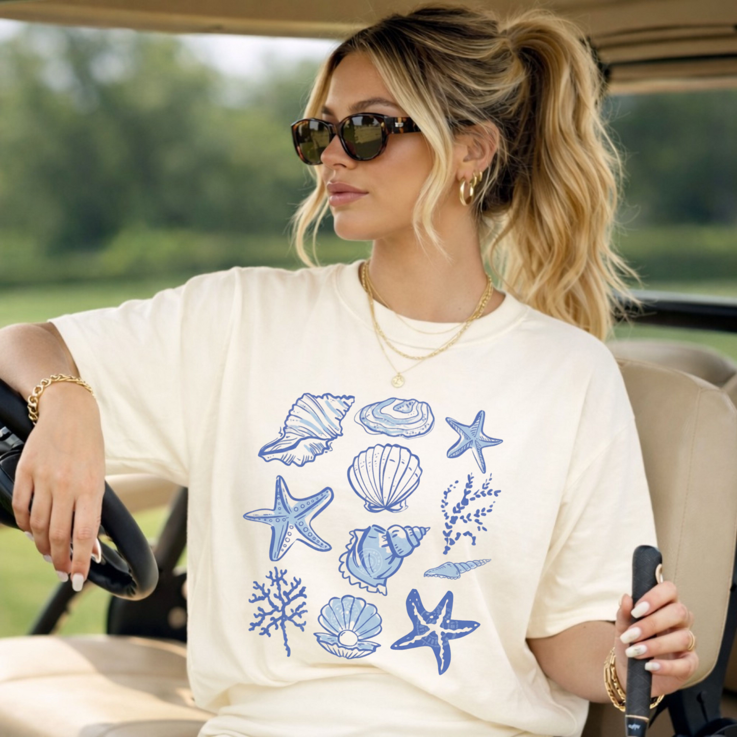 Seashell Sketches T-Shirt