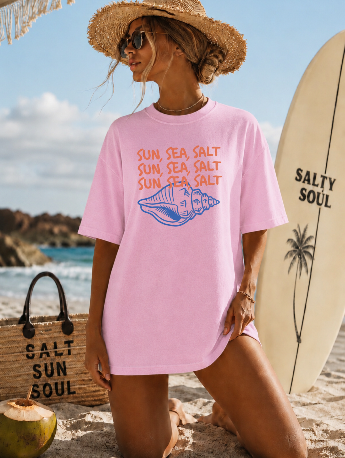 Sun, Sea, Salt Shell Shirt