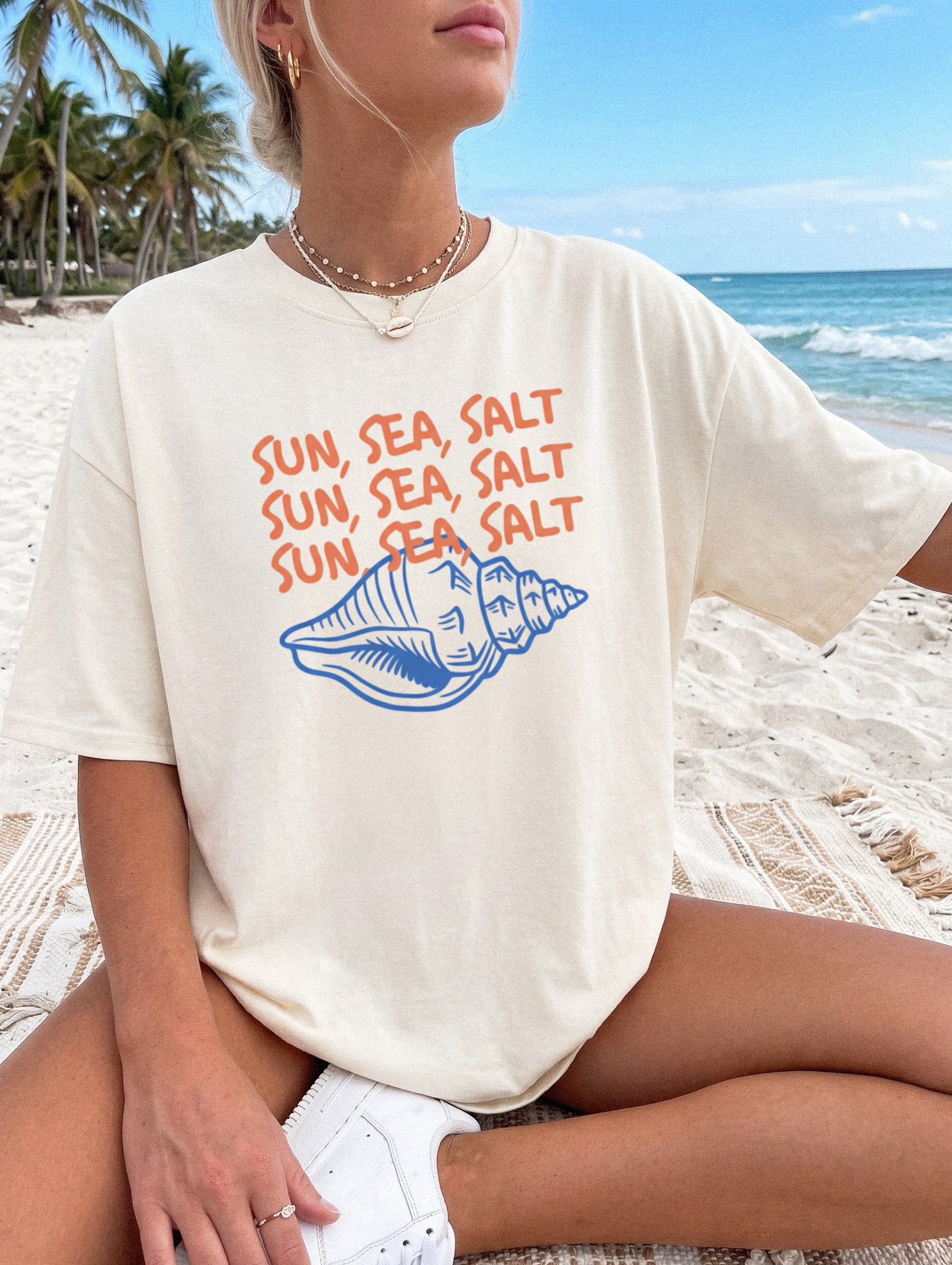 Sun, Sea, Salt Shell Shirt