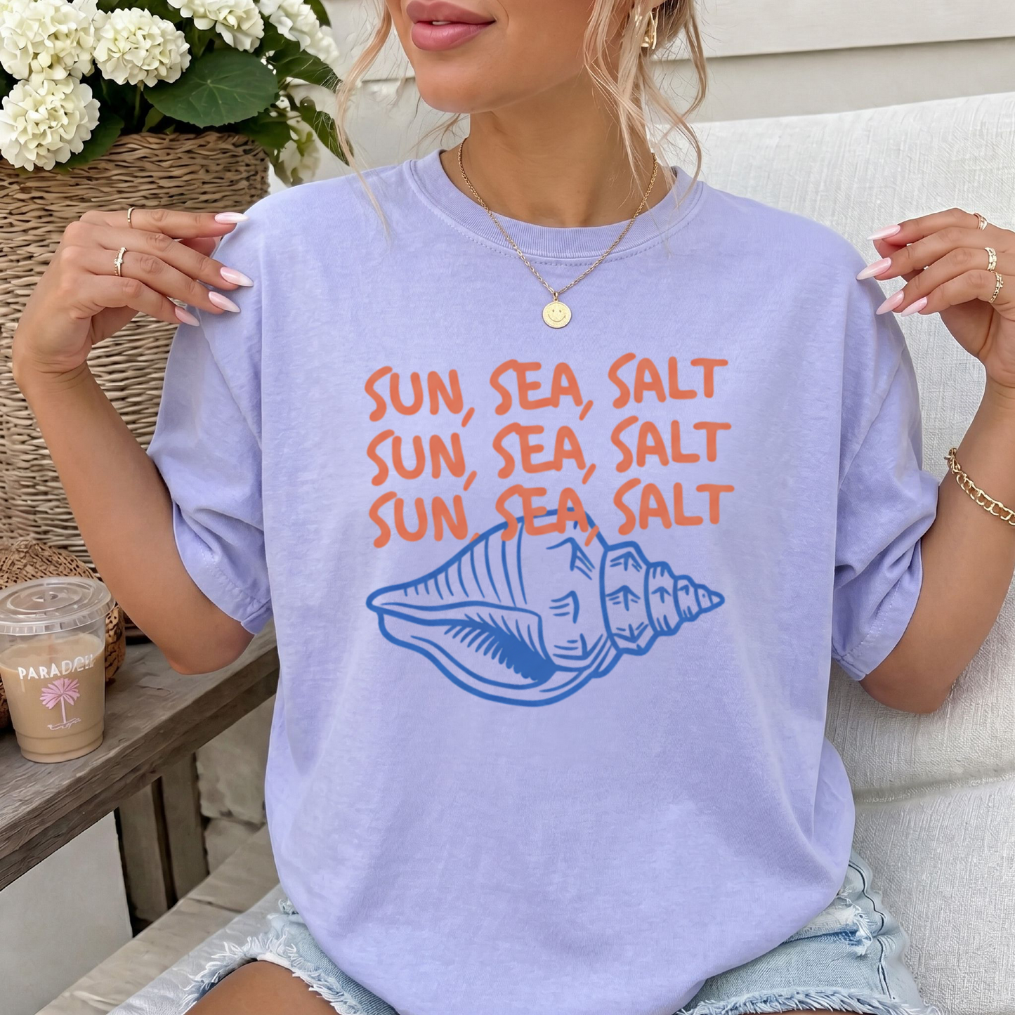 Sun, Sea, Salt Shell Shirt