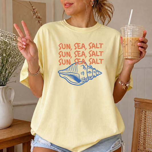 Sun, Sea, Salt Shell Shirt