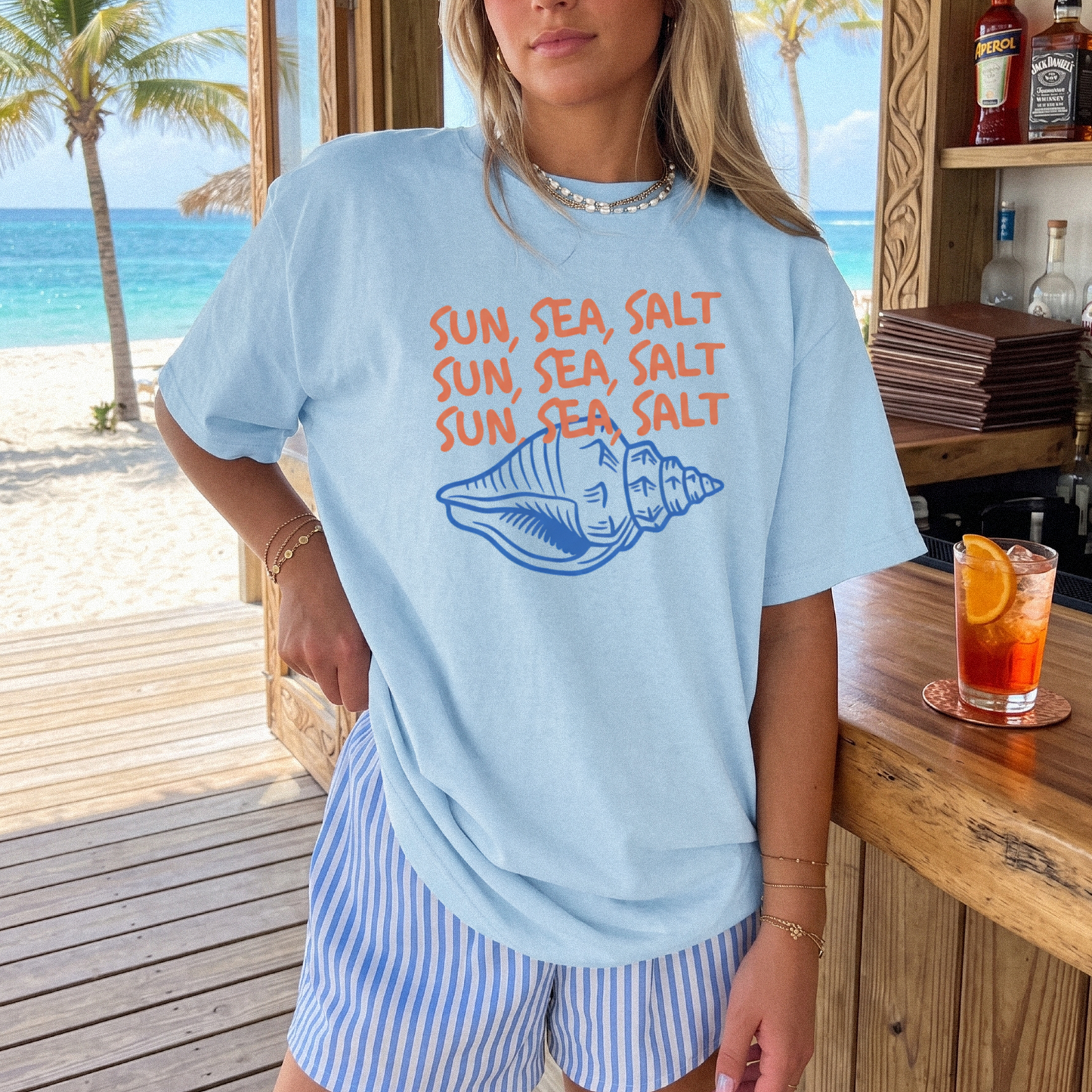 Sun, Sea, Salt Shell Shirt