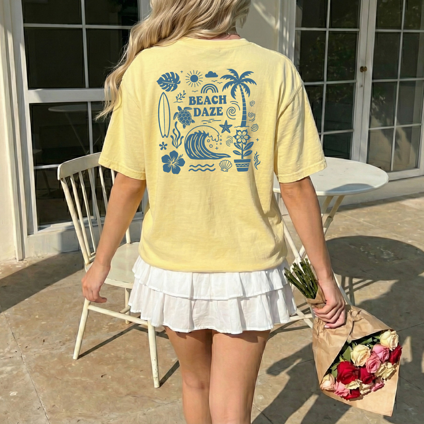 Beach Daze T-Shirt — Tropical Surf Graphic Tee