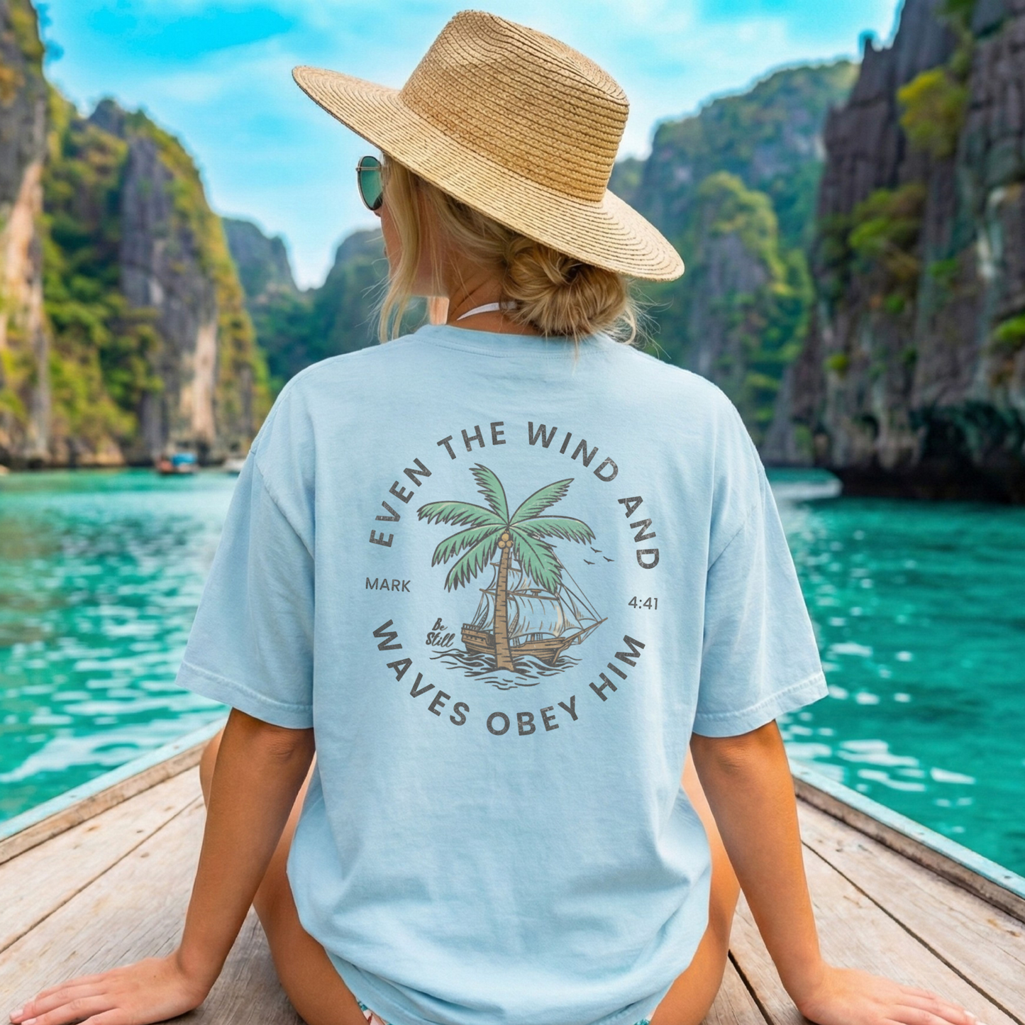 Even the Wind & Waves Obey him T- Shirt
