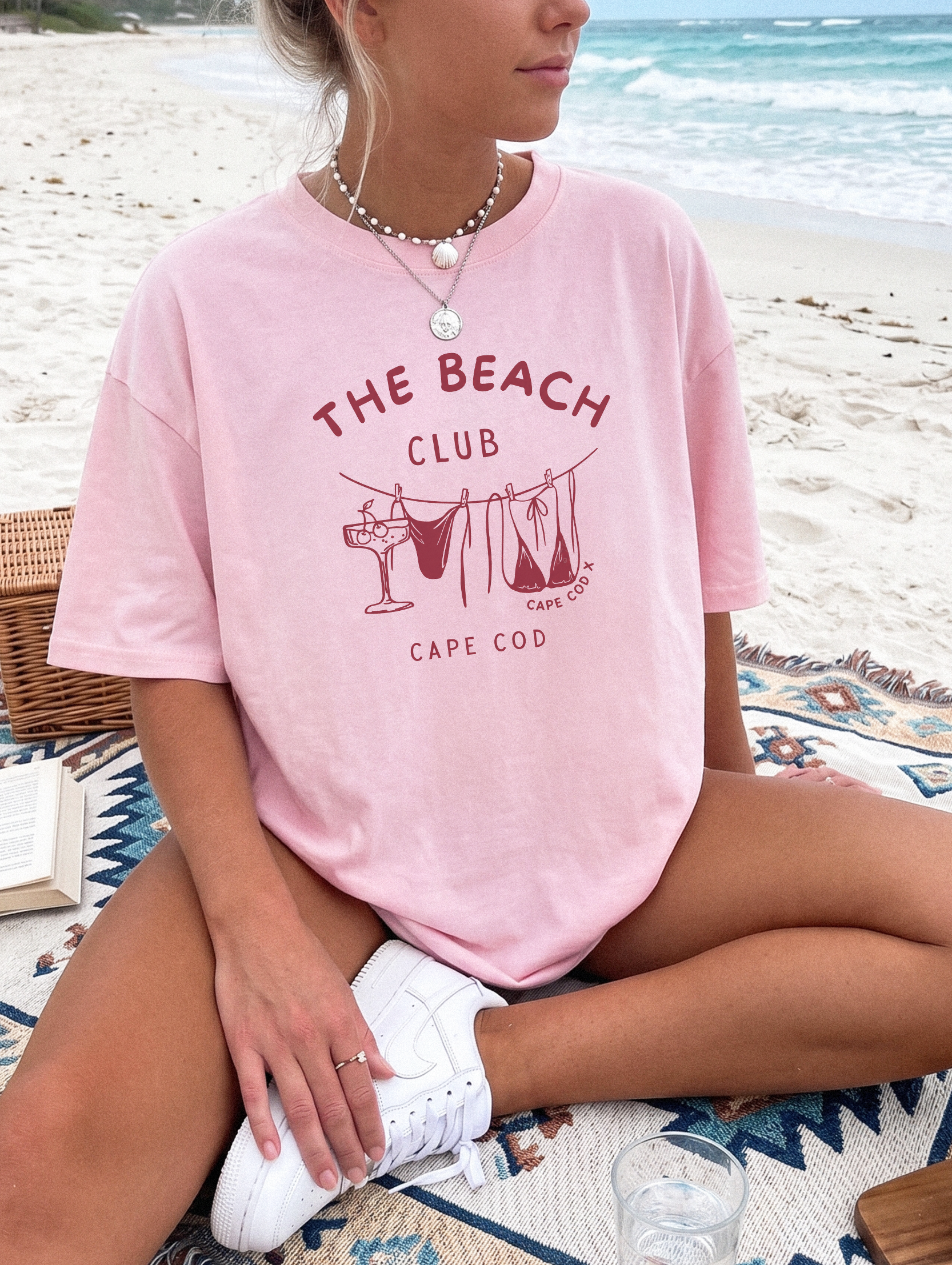 The Beach Club Cape Cod T-Shirt in Blossom – Casual Wardrobe design