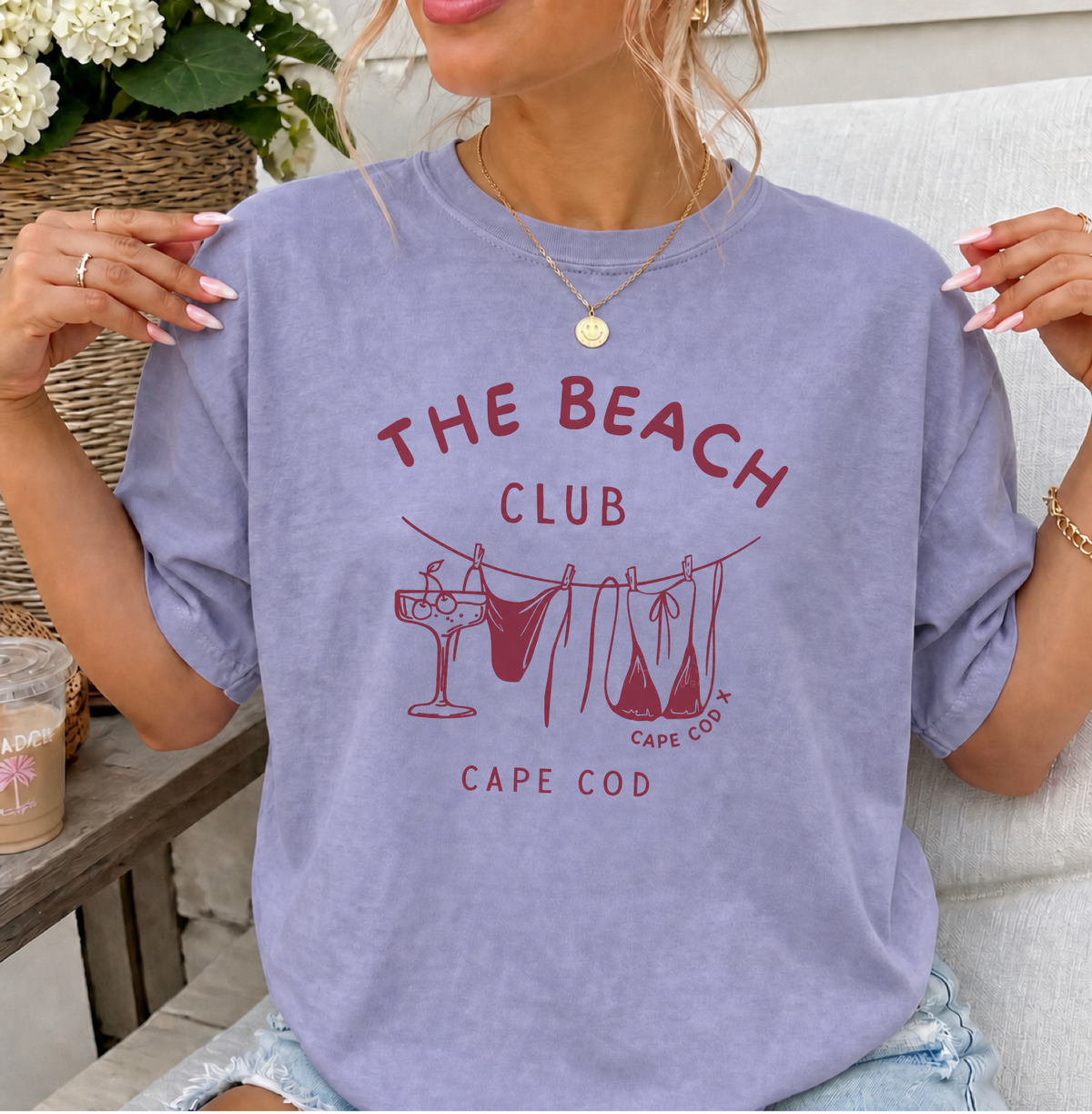 Organic Beach Club Cape Cod Tee