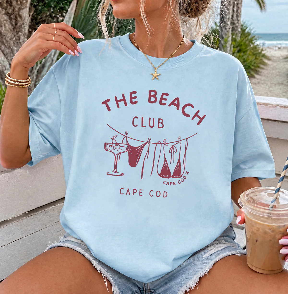 Organic Beach Club Cape Cod Tee