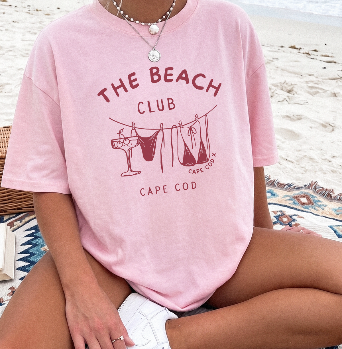 Organic Beach Club Cape Cod Tee
