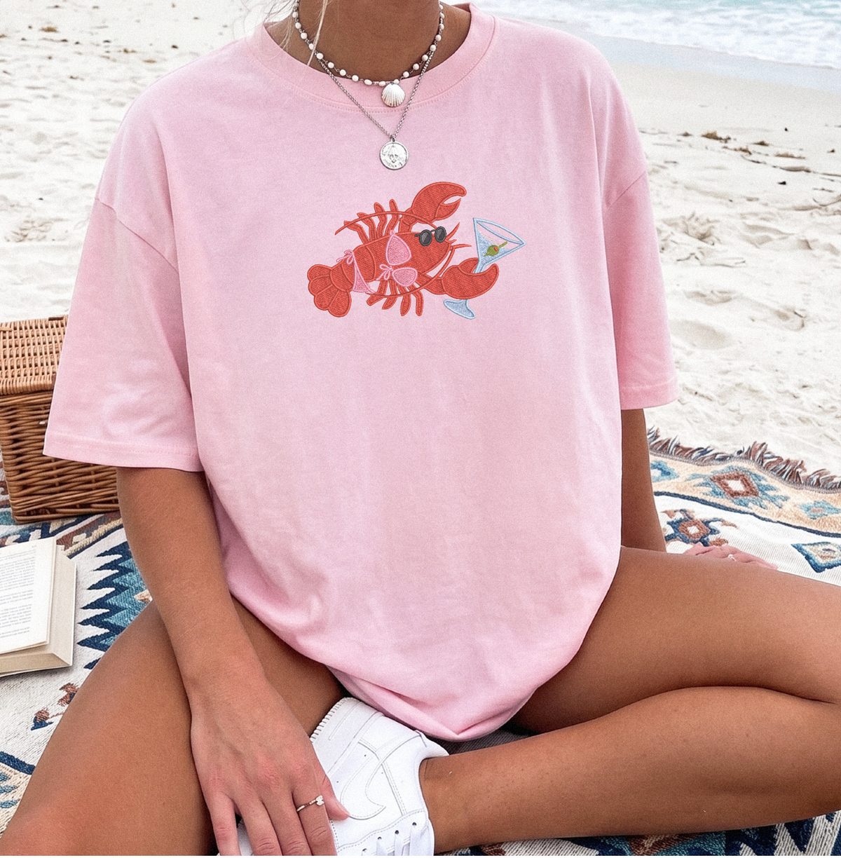 Lobster Martini Bikini Shirt