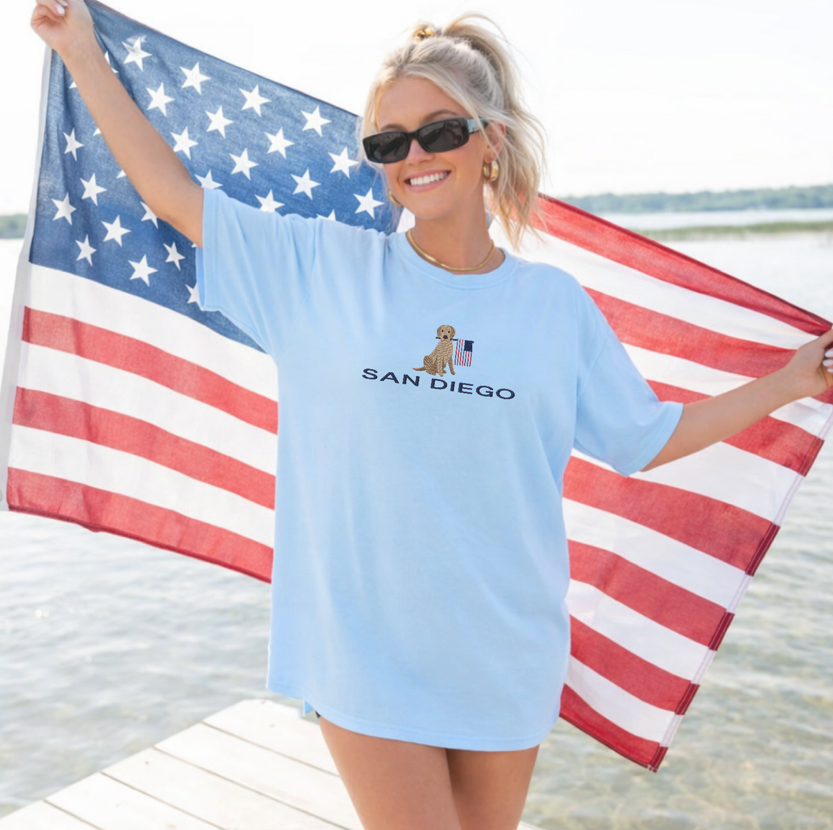 San Diego Golden Retriever Shirt