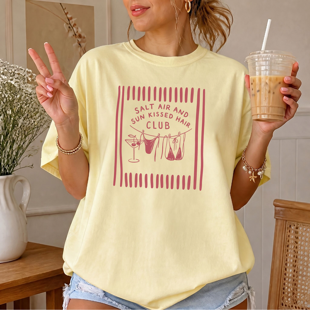 Salt Air Sun Kissed Hair Club Shirt