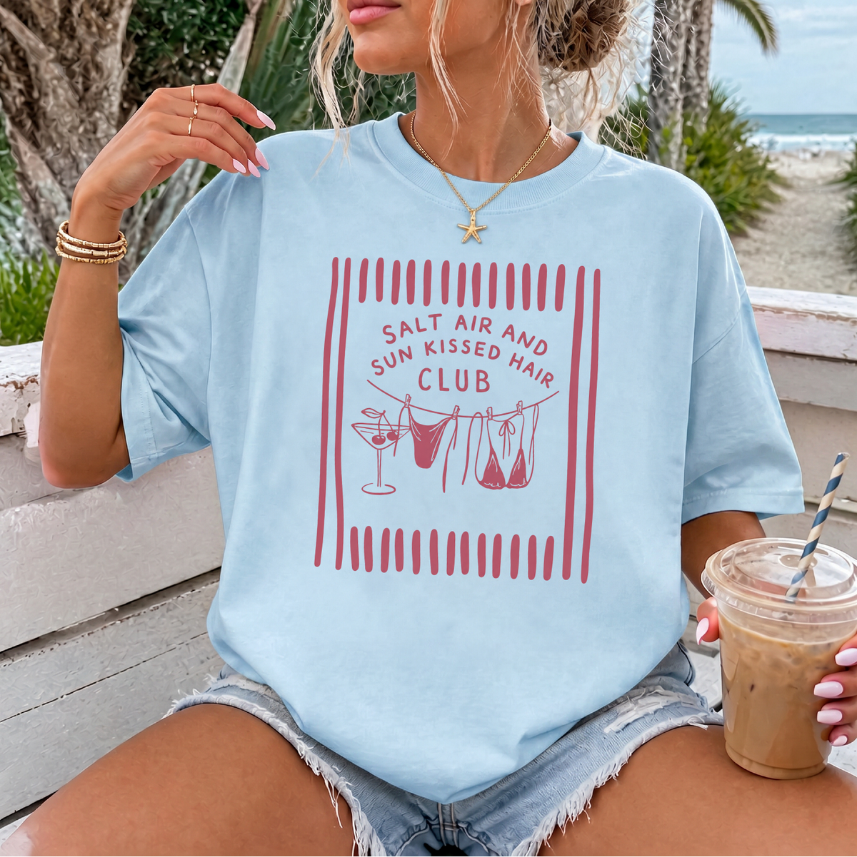 Salt Air Sun Kissed Hair Club Shirt