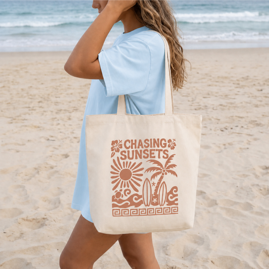 Chasing Sunsets Tote Bag