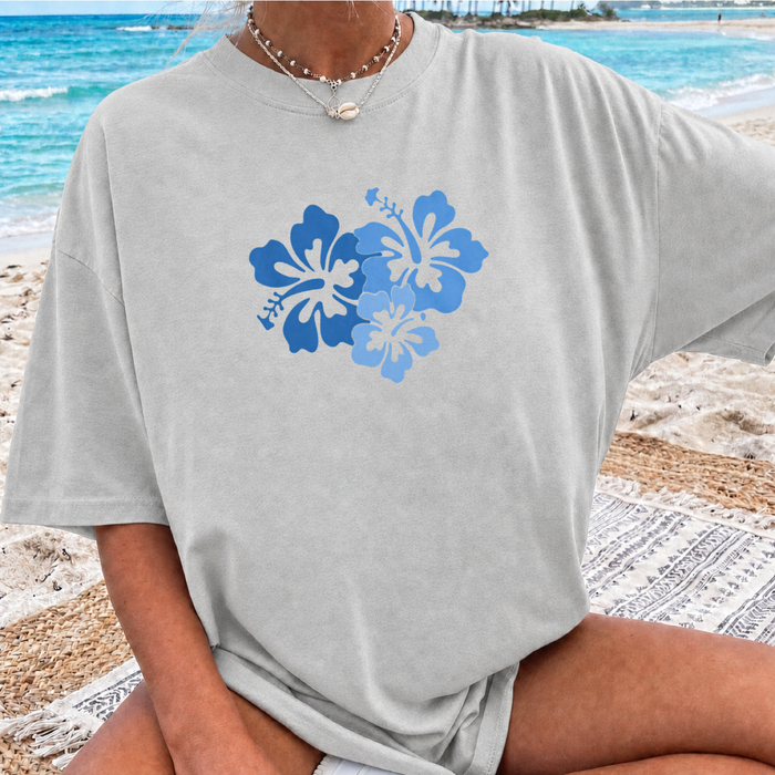 Blue Hibiscus Shirt