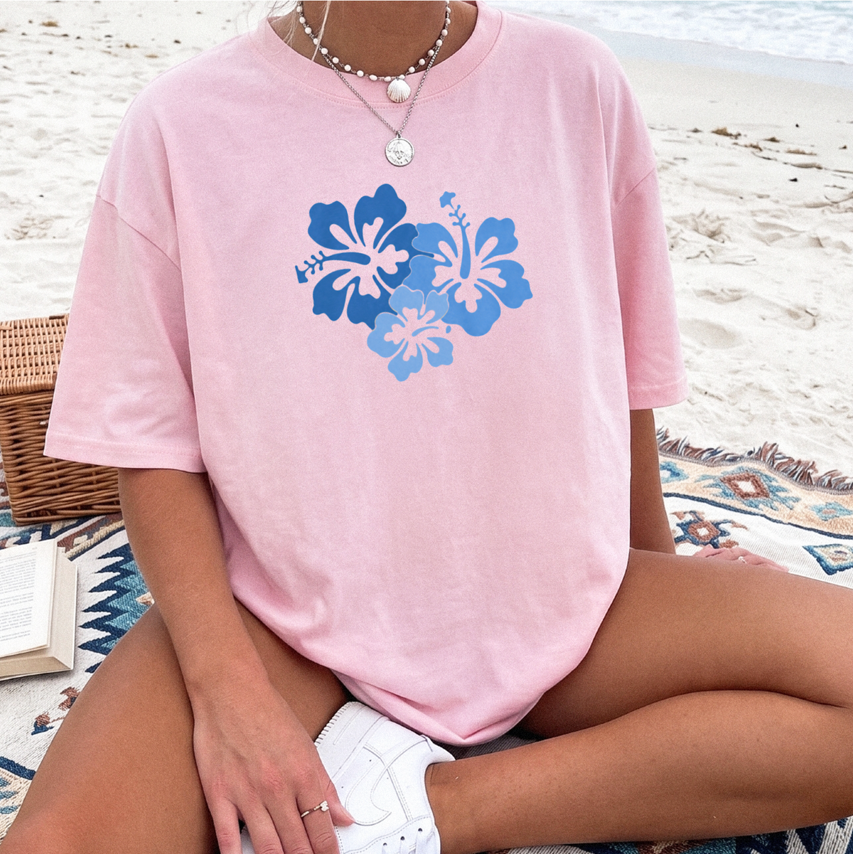 Blue Hibiscus Shirt