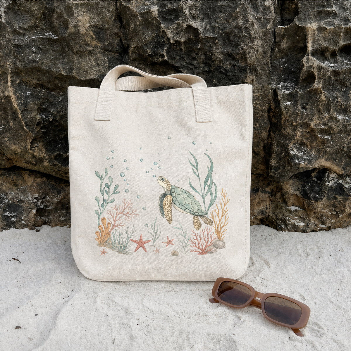 Sea Turtle Reef Tote Bag